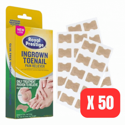 PARCHE UÑAS ENCARNADAS 50 UNIDADES