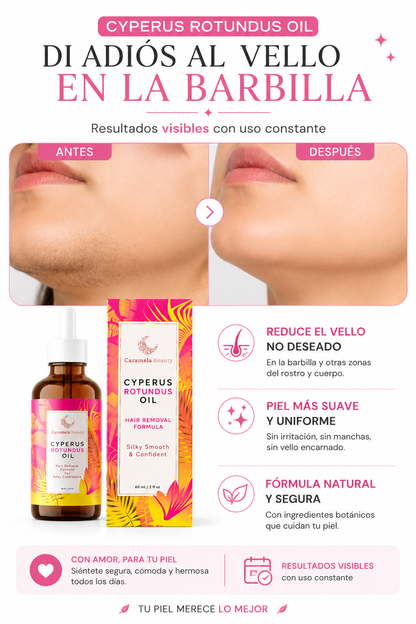 Aceite De Cyperus Rotundus depilación