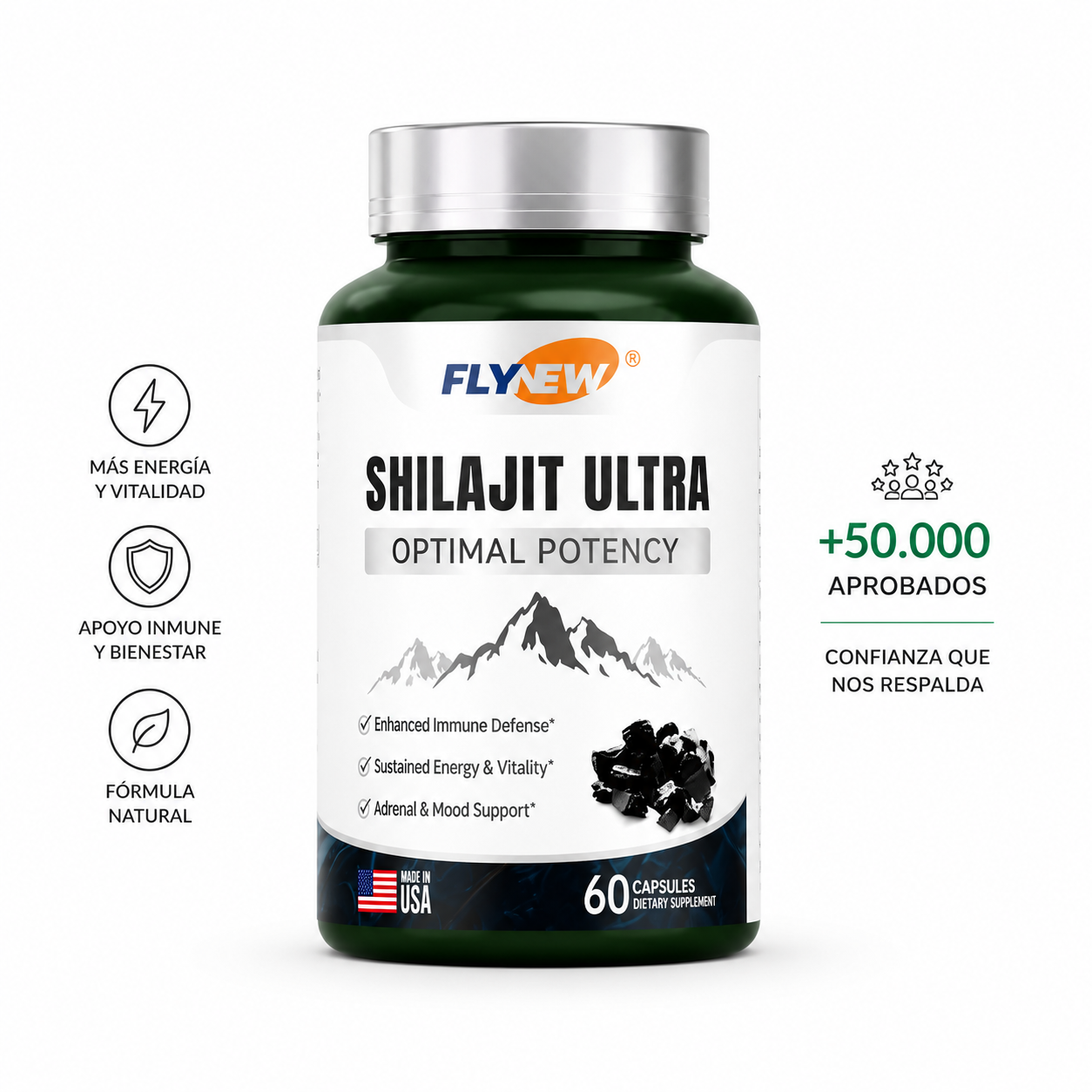SHILAJIT ULTRA - 60 CAPSULAS