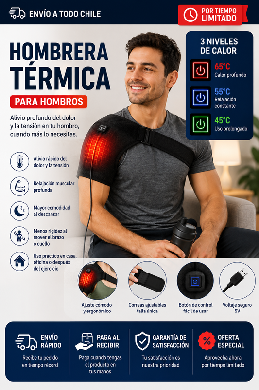 Hombrera Térmica 3 Niveles Calor