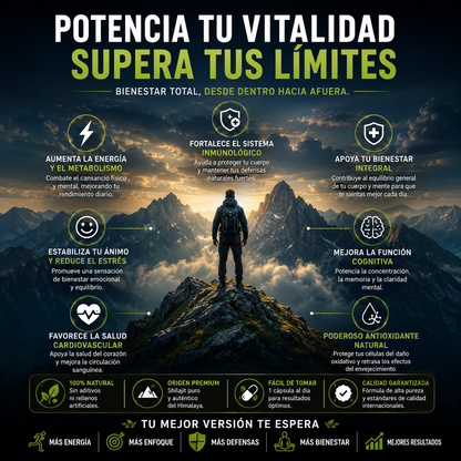 SHILAJIT ULTRA - 60 CAPSULAS